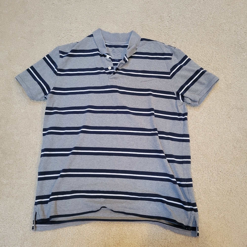 2/$12 Mens Striped Polo